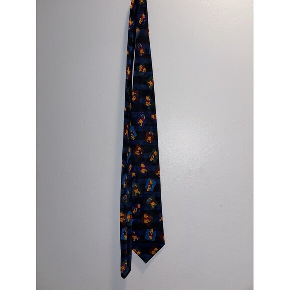 Winnie the Pooh with His Jar of Honey Necktie Men's ties - Picture 3 of 3